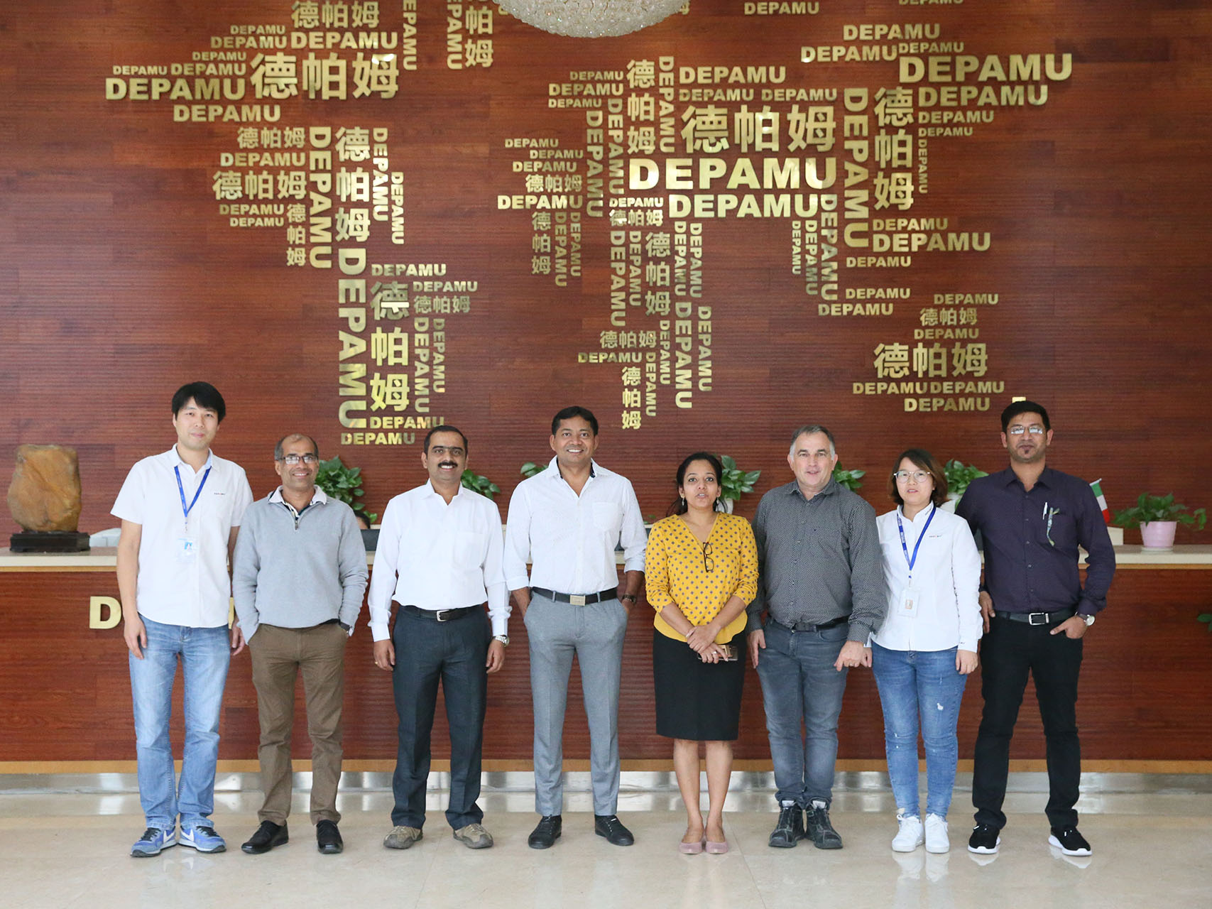 金秋十月，有朋自印度來--印度項目業(yè)主前來德帕姆考察驗貨